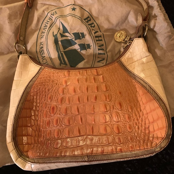 Brahmin shoulder leather hobo bag - Picture 2 of 8